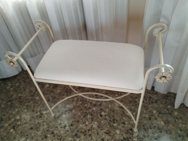 Banco decorativo forja