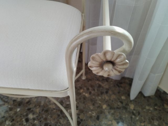 Banco decorativo forja