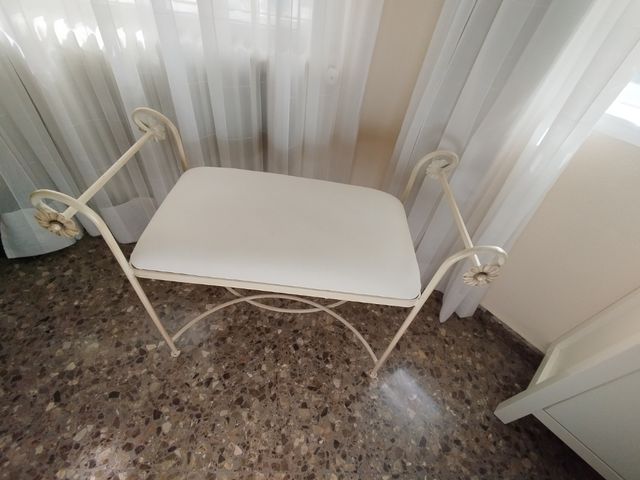 Banco decorativo forja