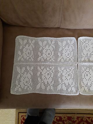 Paños ganchillo hechos a mano