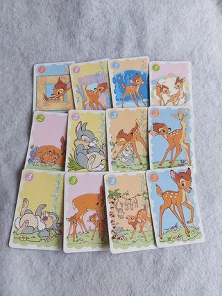 Jogo de cartas Bambi Disney