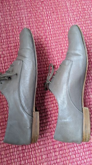 Zapatos piel cordones Gloria Ortiz