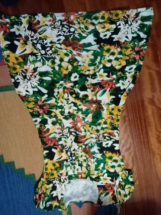Vestido punto flores talla 42
