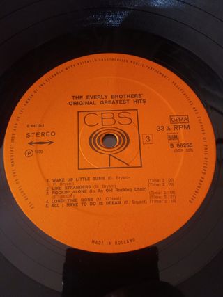 THE EVERLY BROTHERS DOBLE LP VINILO ROCK