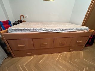 Cama nido con cajones