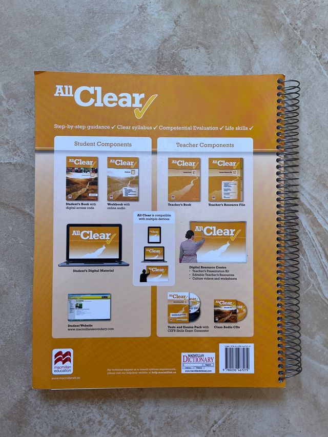 Teacher resource book “All clear 3”