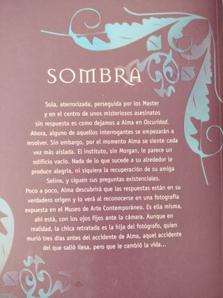 Libros oscuridad y sombra
