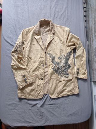 Chaqueta Vintage Old School Reversible