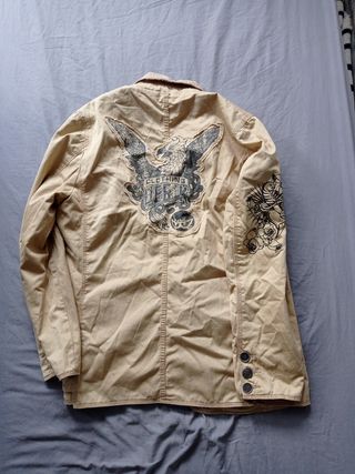 Chaqueta Vintage Old School Reversible