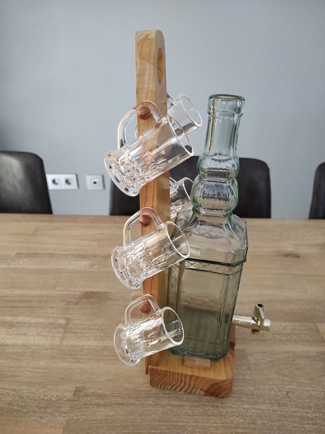 Licorera Whiskera Cristal