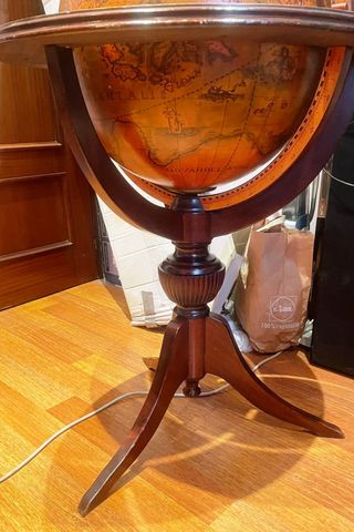 Mueble Bar Bola Del Mundo Botellero