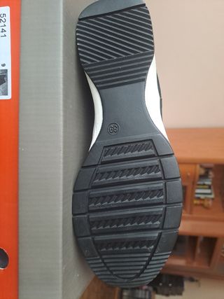 Botín casual de piel negro N° 39