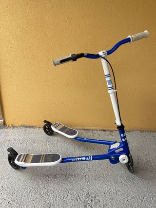 Patinete doble 3 ruedas