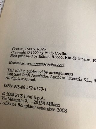 Paulo Coelho Brida
