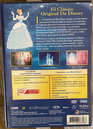 DVD La Cenicienta Edición Especial