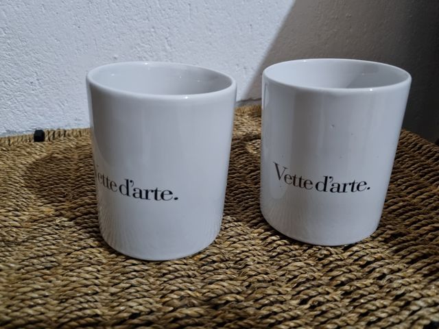 2 tazze mug con scritta