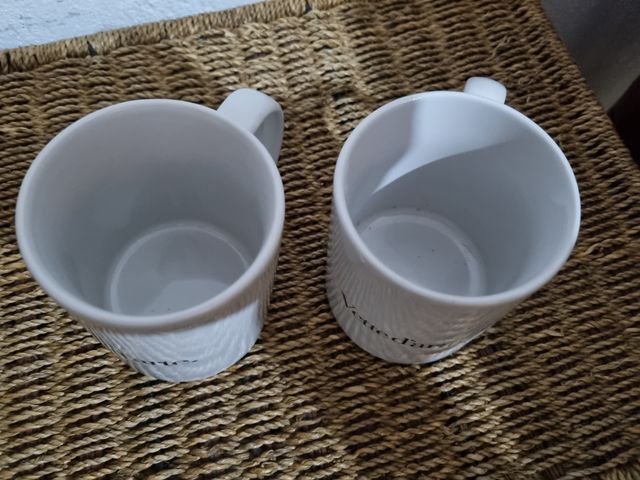 2 tazze mug con scritta