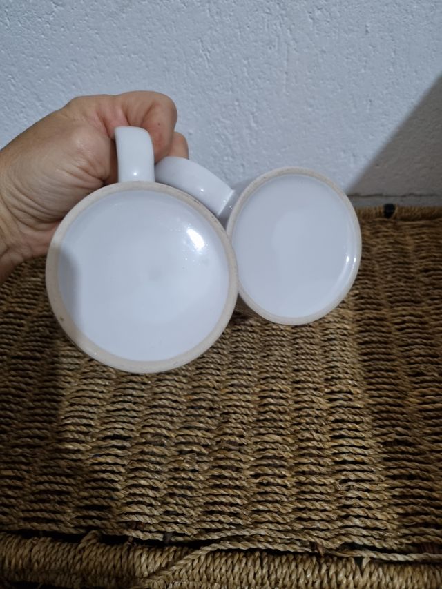 2 tazze mug con scritta