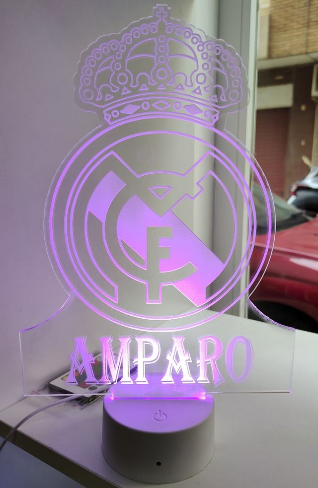 Lampara Led metacrilato personalizada