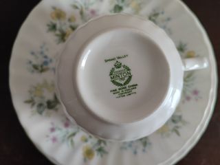 Porcelana Inglesa Minton Trio Té Spring Valley