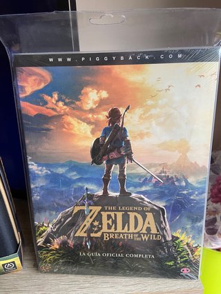 PACK GUIA BREATH OF THE WILD+FUNDA ZELDA SWITCH