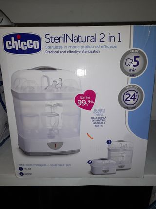 Esterilizador de biberones y tetinas