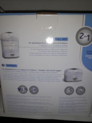 Esterilizador de biberones y tetinas