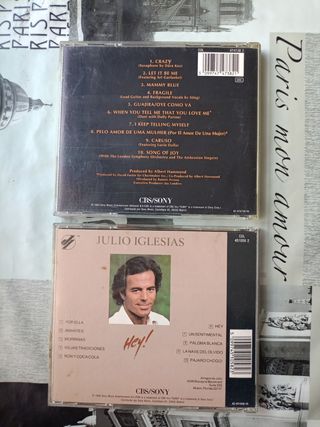 Lote de CDS de julio iglesias.