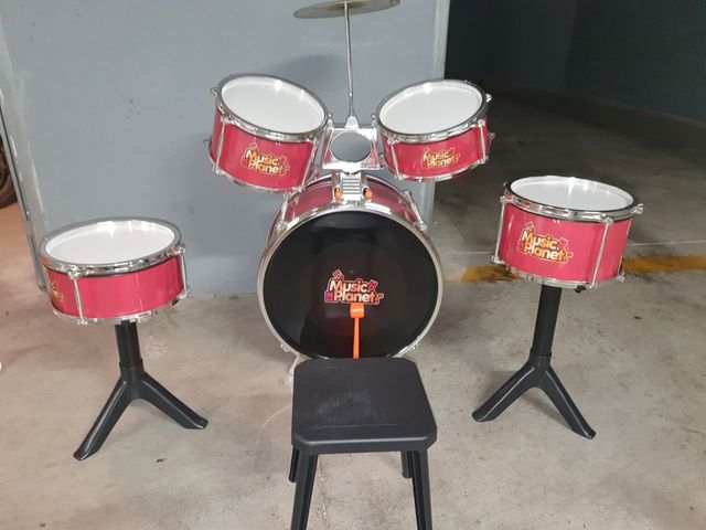 Batería música juguete tambores