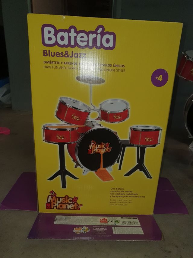 Batería música juguete tambores