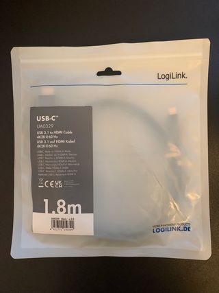LogiLink USB-C - HDMI 1.8M