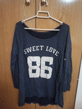Camiseta manga 3/4