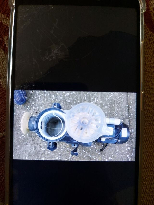 Motobomba para depuradora de piscina.