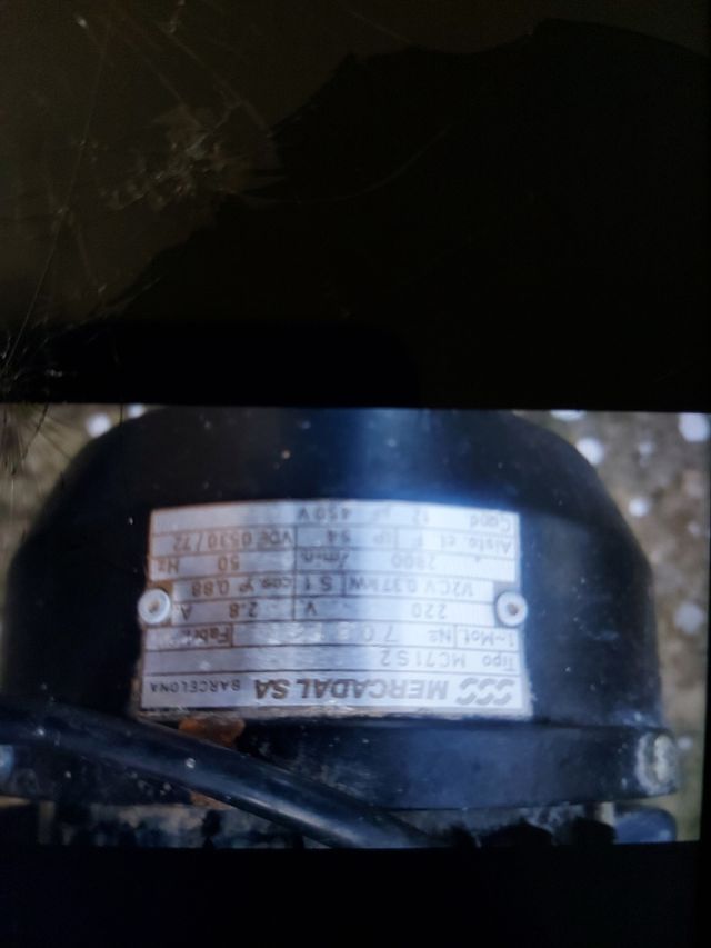 Motobomba para depuradora de piscina.