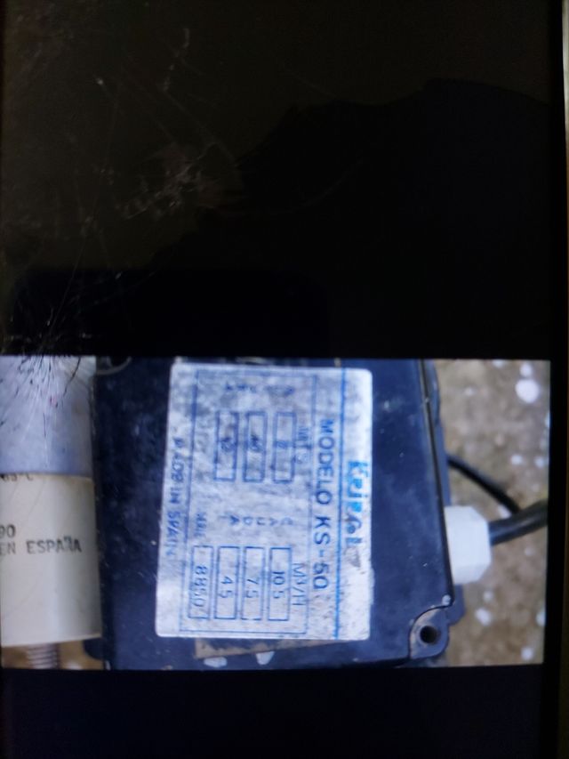 Motobomba para depuradora de piscina.