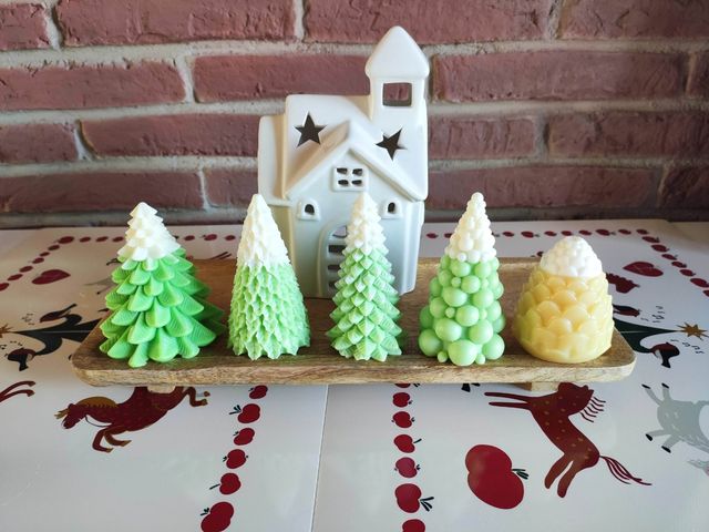 Velas de navidad (💯 vegetal)