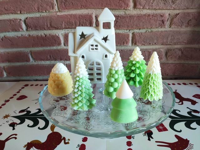 Velas de navidad (💯 vegetal)