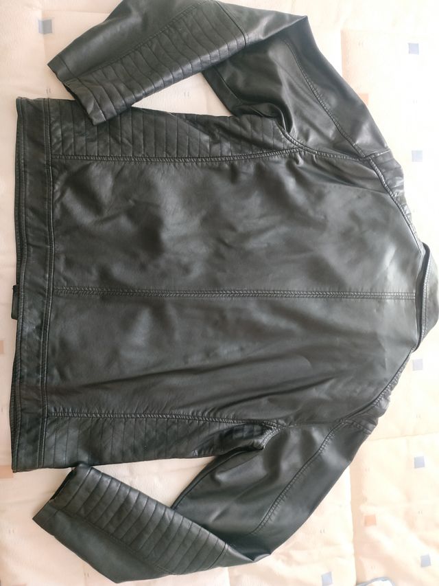 Cazadora polipiel hombre XXL