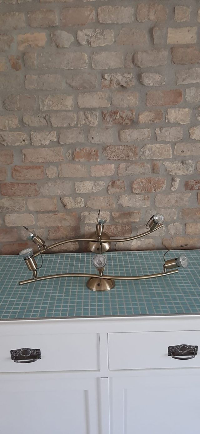 Faretti in ottone satinato