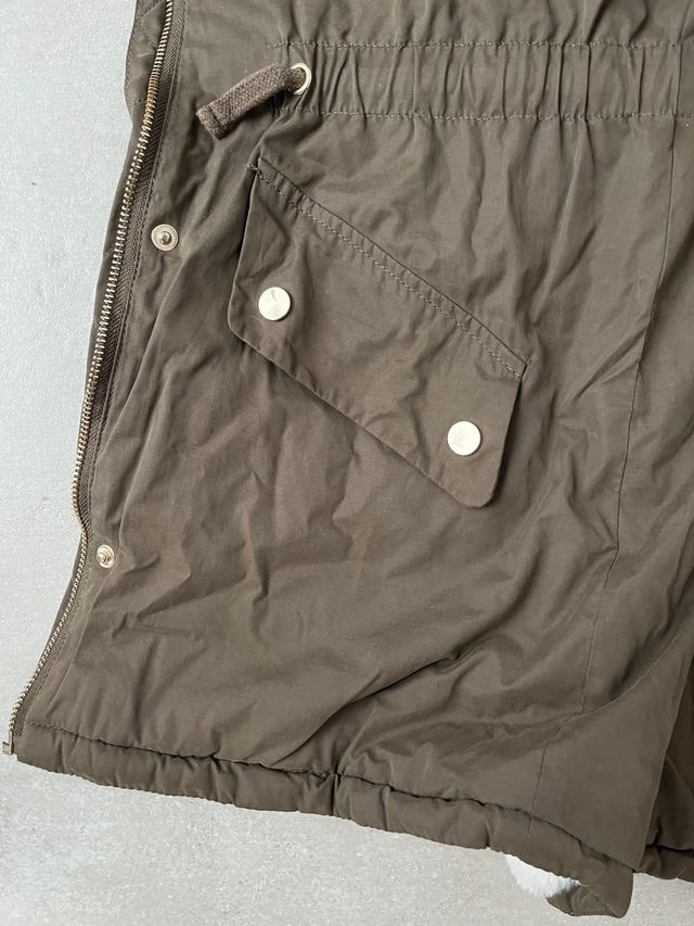 Parka cálido caqui OVS niña con capucha 9-10 años