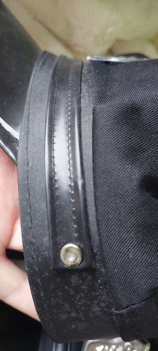 Pack 5u Gorra visera policía, disfraz carnaval