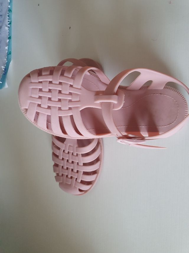 Cangrejeras rosa talla 30