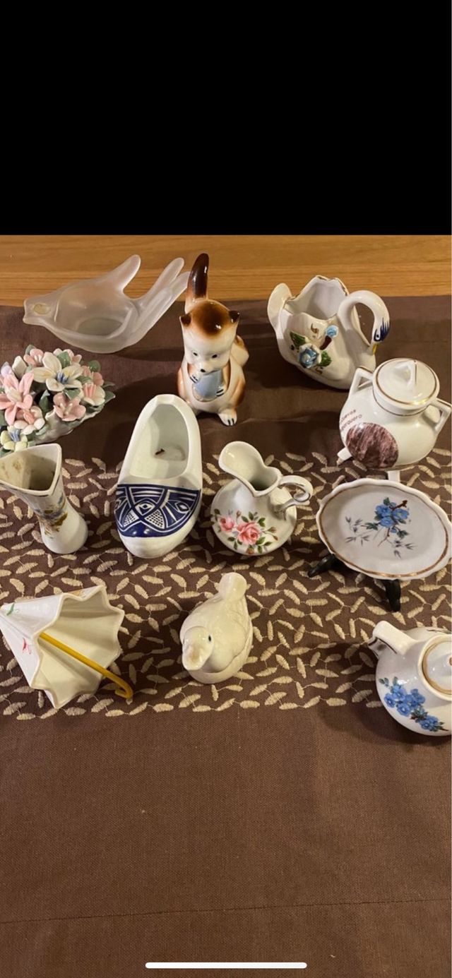 Lote figuritas porcelana