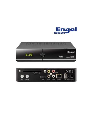 Receptor satélite - Engel RS8100Y, HD, Wi-Fi, Ethe