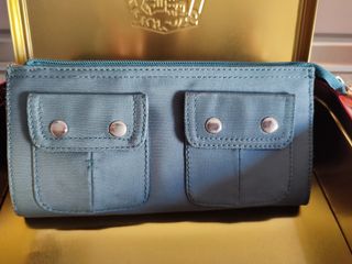 Cartera monedero mujer turquesa MISAKO