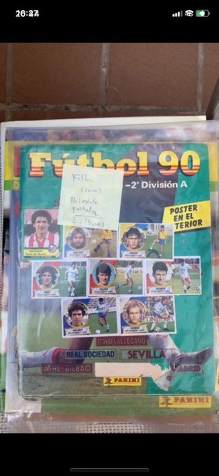 albunes futbol Retro Panini Coleccionista