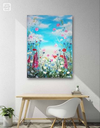 Cuadros florales por encargo