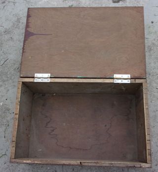 Bauletto in legno vintage