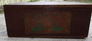 Bauletto in legno vintage