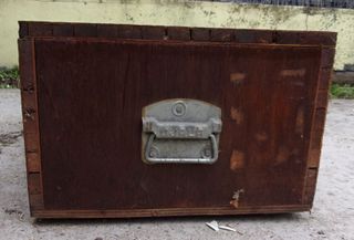 Bauletto in legno vintage